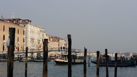 The votive bridge being constructed for La Salute