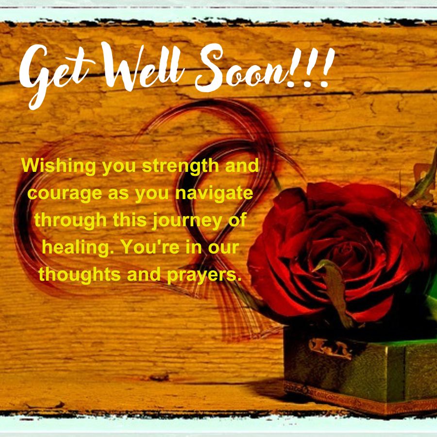 Get well Soon Images with Quotes, Message, prayers with flowers