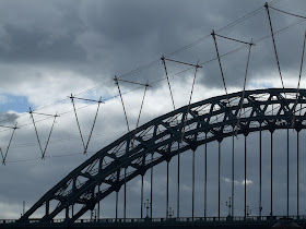 Bamboo Bridge over the Tyne for the SummerTyne festival