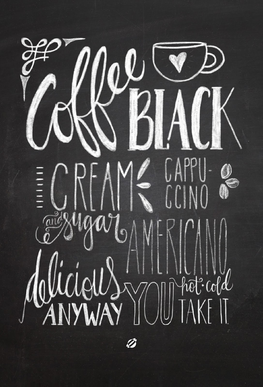 coffee printable chalkboard quotes quotesgram