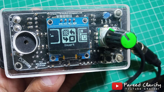 Atmega Soldering Station T12 INVERT MENU