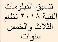 مواعيد تنسيق طلاب الدبلومات الفنية ,وإجراءات قبول طلاب الشهادات الفنية بتنسيق 2018 