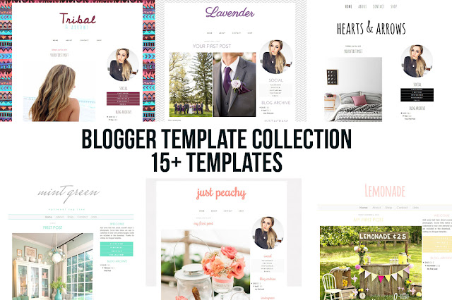 blogger blogspot template theme bundle sale