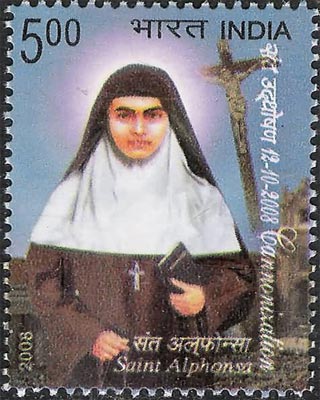 Stamp for Saint Alphonsa