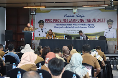 Pemprov Lampung Gelar Rakor PPID, Wujudkan Good Governance Dalam Upaya Peningkatkan Kualitas dan Pemerataan Pelayanan Informasi Publik