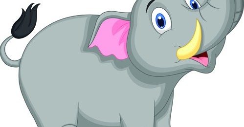 Kumpulan Gambar  Gajah Kartun Lucu Terbaru gambarcoloring