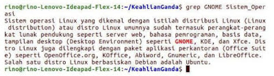 Contoh perintah dasar OS Linux Ubuntu