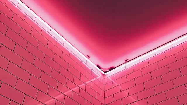 Wallpaper Wall, Light, Pink, Neon