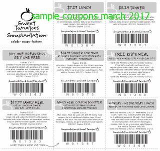 Sweet Tomatoes coupons march 2017