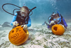 Underwater Pumpkins