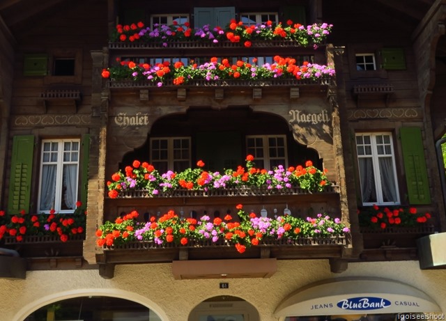 Gstaad is a charming village full of restored weathered-wood chalets