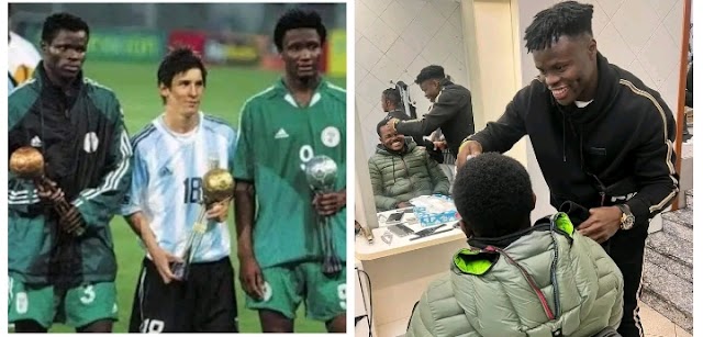 Super Eagles Legend Turns Barber