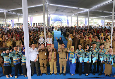 Dwi Tunggal Ridho-Bachtiar Diidolakan Siswa SMK/SMA di Lampung Utara 