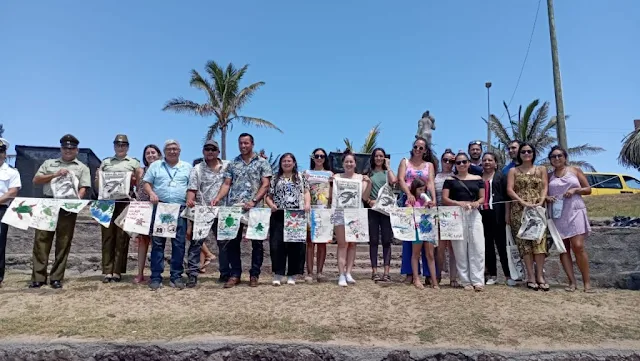 Sernapesca lanzó campaña de cuidado de las tortugas marinas en Rapa Nui