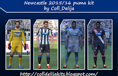 PES 2015 Newcastle 2015-16 Puma Kit by Cofi_Delija