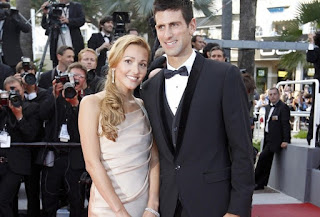 Novak Djokovic with Girlfriend