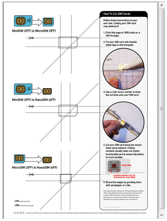 - t t d x -: How to cut your own Nano SIM card for your iPhone 5 iPhone 5S iPhone 6 iPhone 6 ...