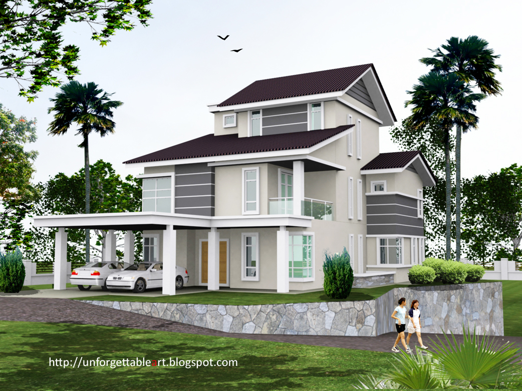 NEW DESAIN RUMAH KOST TINGKAT 2 