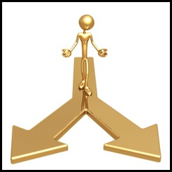 26 AOÛT ~ decisions-gold-figure-arrows