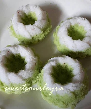 Resepi Kuih Apam Puteri Ayu Dengan Sukatan Cawan