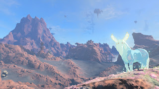 the Lord of the Mountain in front of the Death Mountain scenery