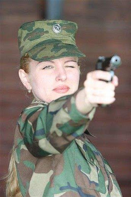 Girls in Russian army 