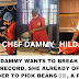 Ekiti-based Chef Dammy who is trying to break Chef Hilda Baci’s record for longest cooking turns off gas to pick beans