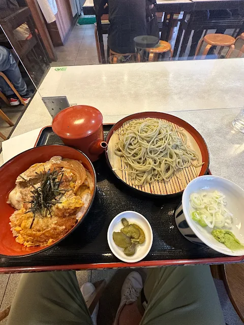 深大寺門前そば本舗のカツ丼セット