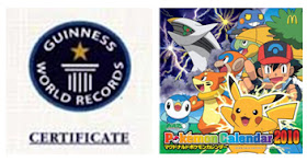 Pokemon 2010 McDonalds Calendar Guinness World Record
