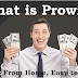 Earn money with Prowire | work From home| Easy to earn Money.