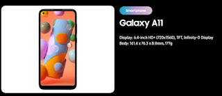 spesifikasi samsung galaxy A11