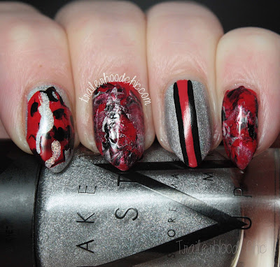 uga falcons nails