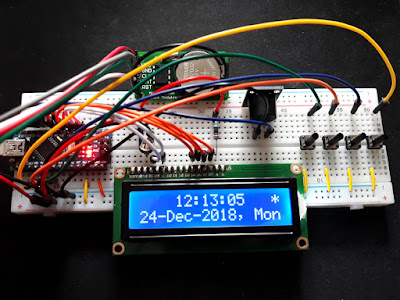 Arduino alarm clock with DS1302 RTC module