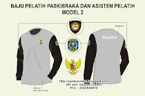 PAKAIAN PELATIH PASKIBRAKA MODEL 2 = 18 HELAI ( BAJU saja )