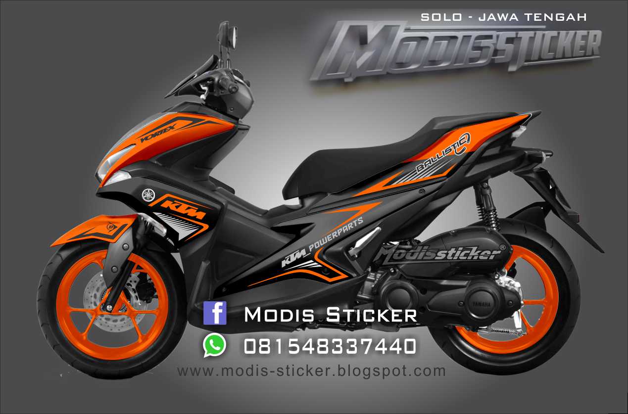 Ide 49 Modifikasi Cutting Sticker Yamaha Aerox Terunik Gendoel