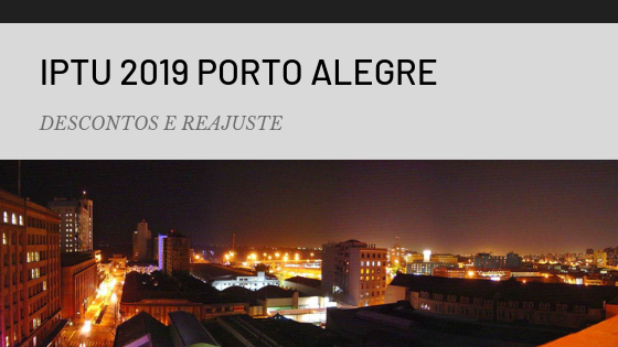 IPTU DE 2019 DE PORTO ALEGRE