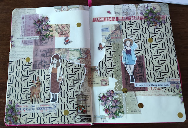 journal page chute papier