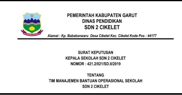 Download Contoh SK TIM Managemen BOS Terbaru (DOC) - File ...