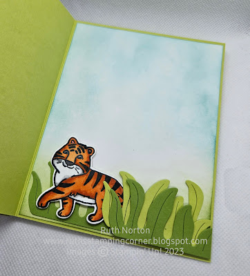 stampin up, jungle pals set, jungle pals dies