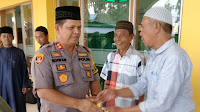 Polres Pelabuhan Belawan Serta Jajaran Giat Safarai Kamtibmas Di Masjid Al-Muhajirin