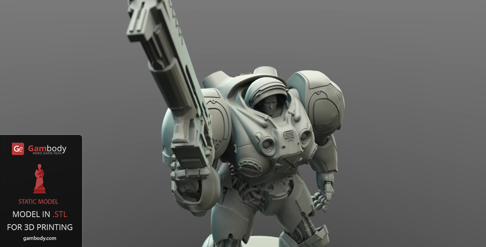 StarCraft Terran Marine 3D print 