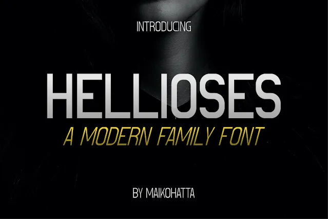 Hellioses Sans Serif Font