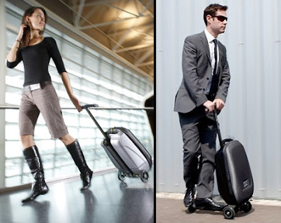 Innovative luggage that transforms into a kick scooter- 7 Images