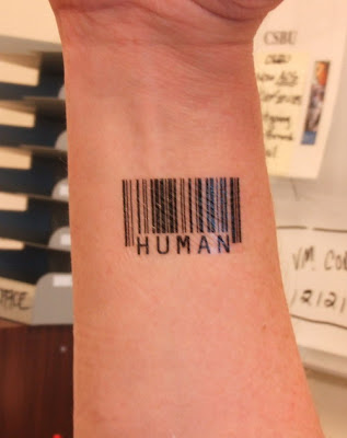 barcode tattoo book. arcode tattoos meaning.