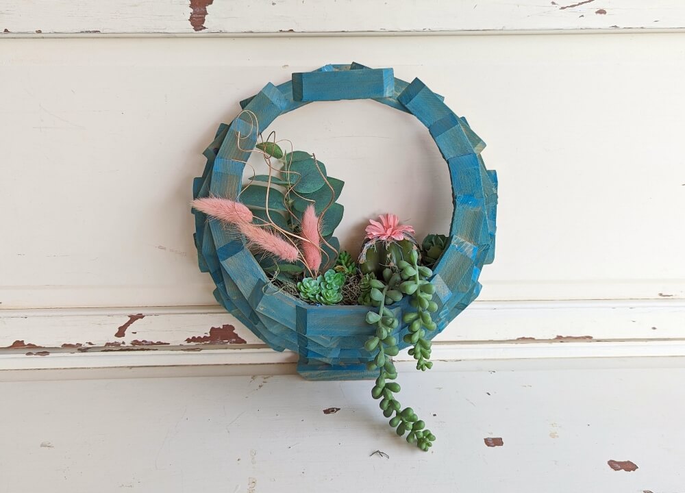 Thrifted Flower Basket Makeover