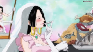 ワンピースアニメ 頂上戦争編 470話 ハンコック 結婚 | ONE PIECE Episode 470