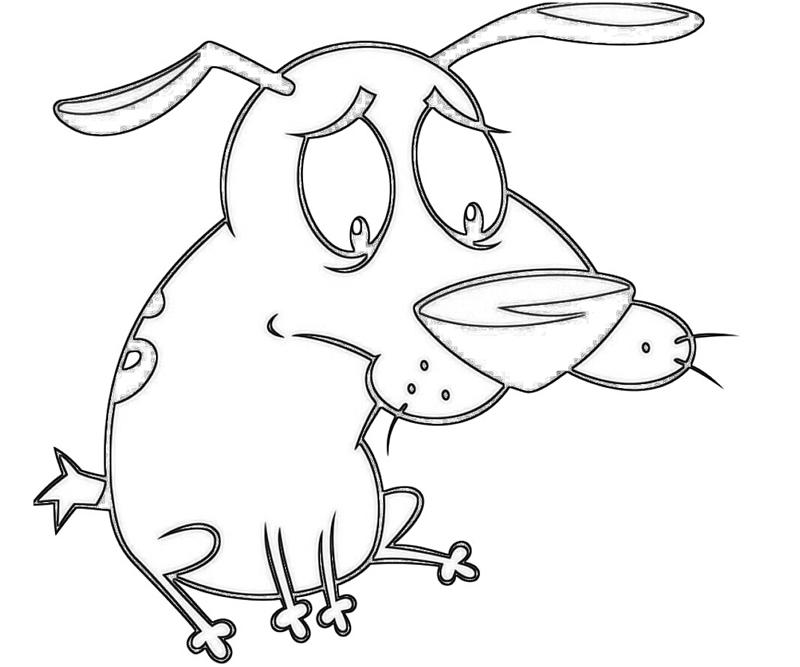 courage-dog-hungry-coloring-pages