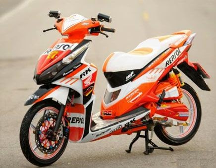 Foto Gambar Modifikasi Motor Honda Vario Terbaru 2019