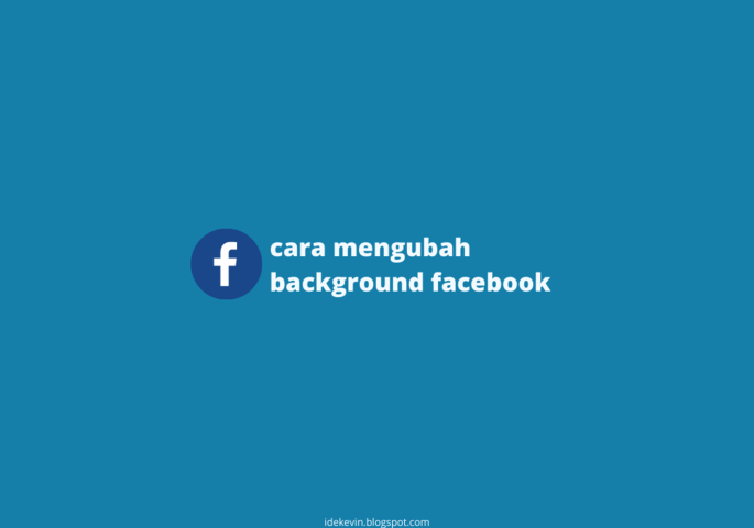 cara mengubah background facebook