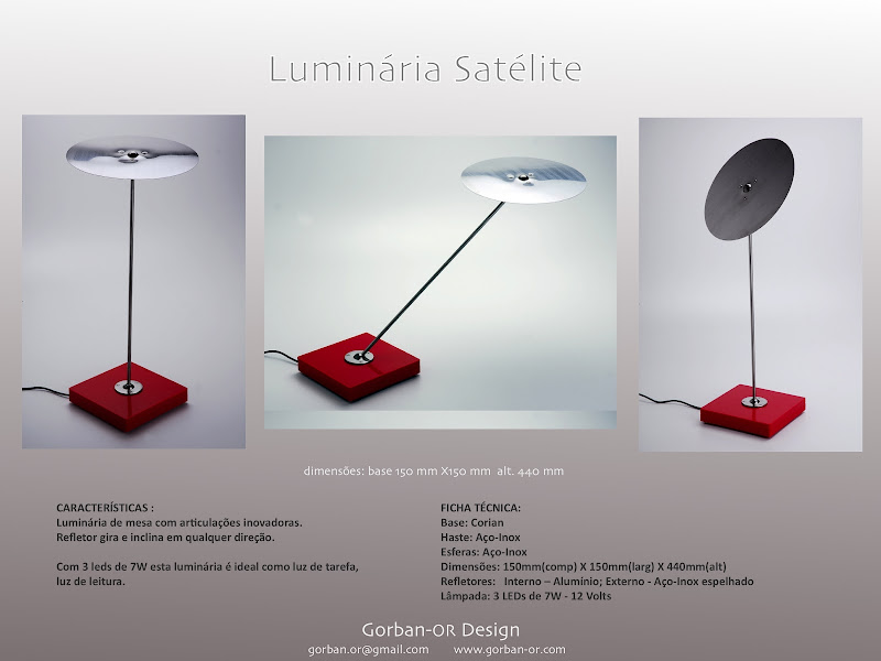LANÇAMENTO: Luminária Satélite